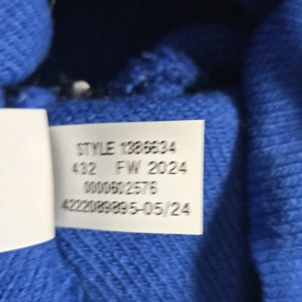 Under Armour Cuffed Fold Beanie Logo Winter Pom Athletic Royal Blue Men's OSFM